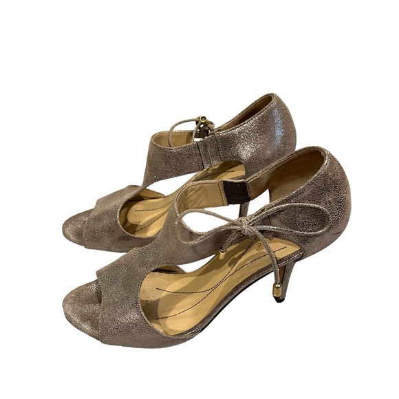 Kate Spade New York Cate Antracite Crinkle Leather Pumps, Sz 8 - Picture 6 of 15